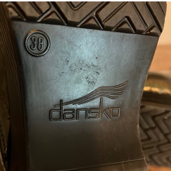 Dansko clogs green size 38 comfortable slip on shoe 8 - Picture 3 of 11